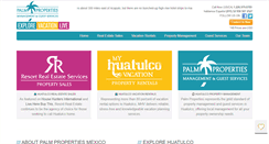 Desktop Screenshot of palmpropertiesmexico.com